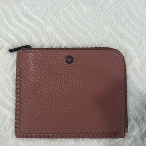 Dagne Dover Small Elle Clutch in Warm Dust Pink Mauve | NWT with Dust Bag